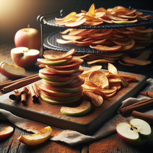 Apfelchips selber machen » Gesunder Snack für zwischendurch