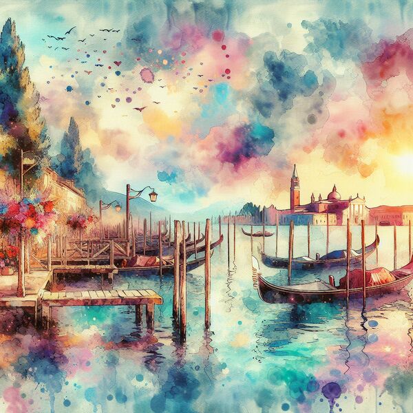 Aquarell Bilder: Kunstwerke voller Farbe & Leben