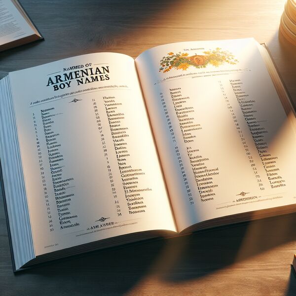 Armenische Jungennamen » Bedeutung, Herkunft und beliebte Vornamen