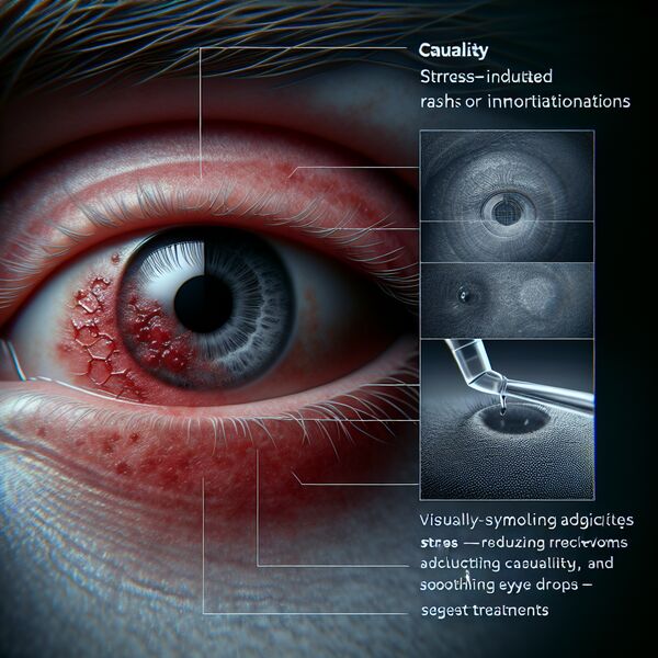 Ausschlag am Auge durch Stress » Ursachen und Behandlungstipps