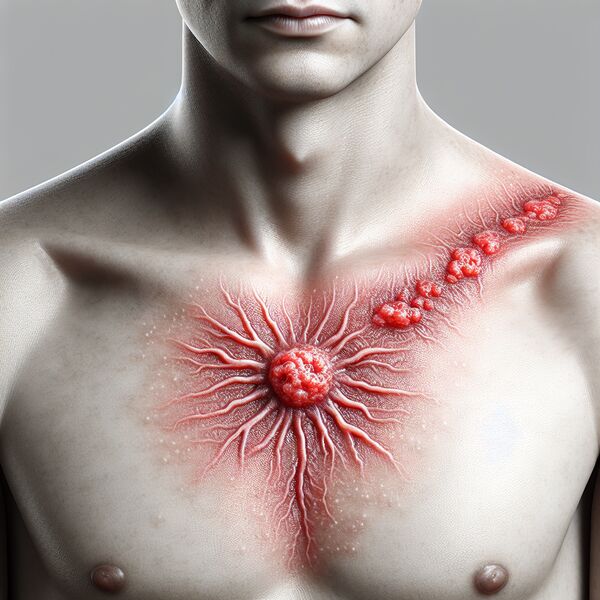Ausschlag Dekolleté » Ursachen, Behandlung und Vorbeugung