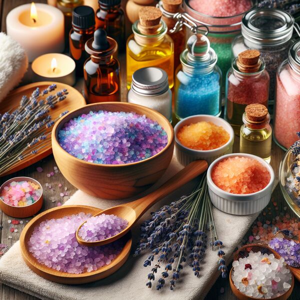 Badesalz selber machen » Entspannung pur für Zuhause