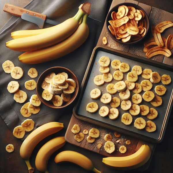 Bananenchips selber machen » Gesunder Snack für zwischendurch