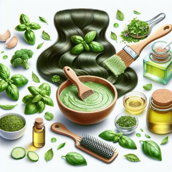 Basilikum Haarkur selber machen » Natürliche Pflege für gesundes Haar