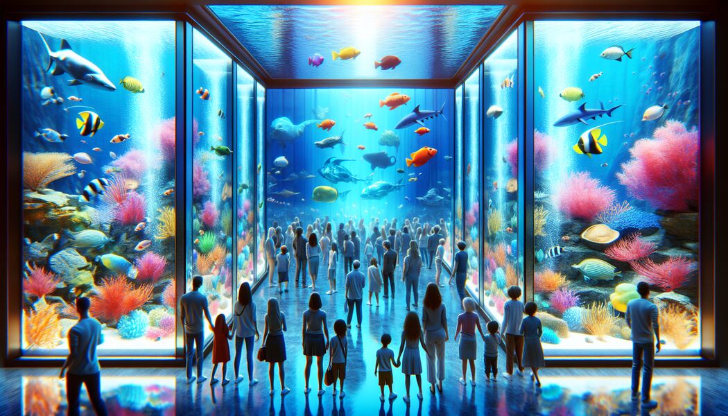 Informationsstationen über Lebensräume und Artenvielfalt   - Aquadom & SEA LIFE Berlin – Meerestiere entdecken