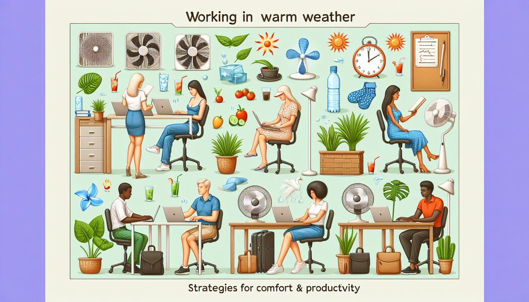 Pausen im Schatten oder drinnen machen   - Arbeiten bei warmem Wetter: Strategien für Komfort & Produktivität