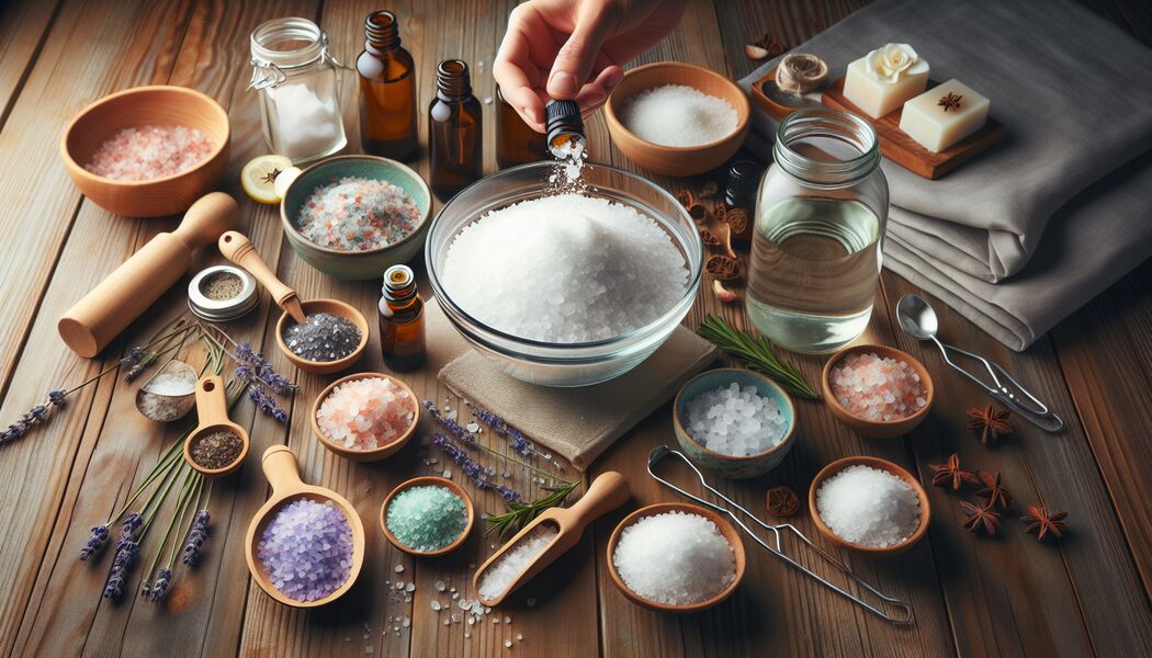 Verpackung und Lagerung der Mischung   - Badesalz selber machen » Entspannung pur für Zuhause