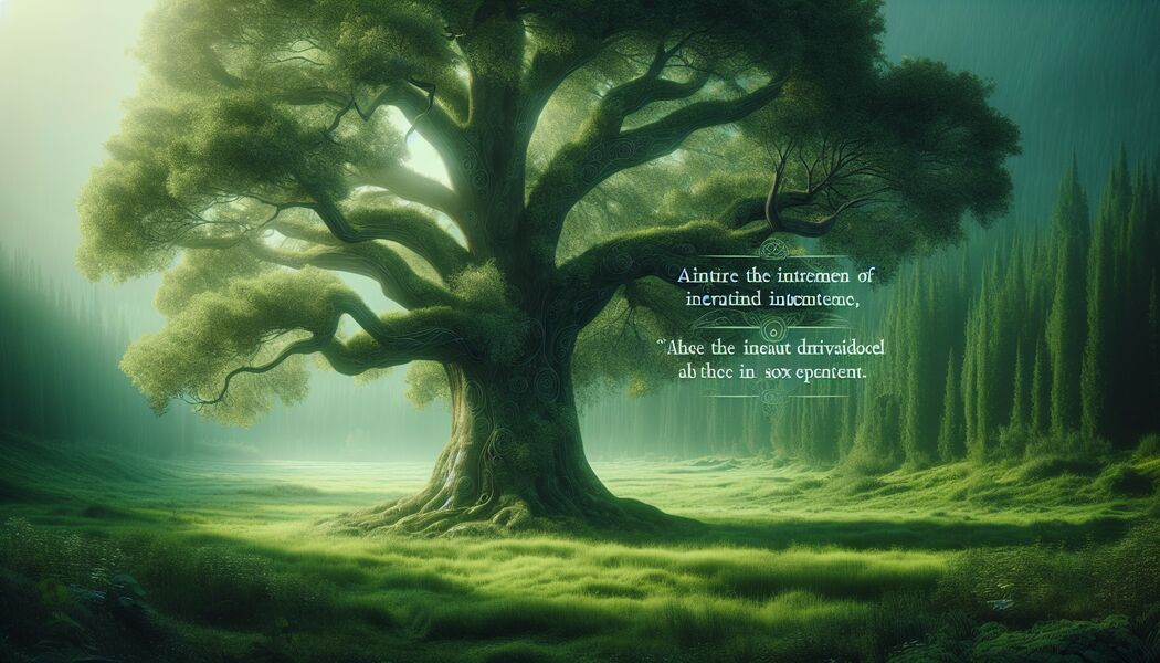 Euphorie des Wanderns unter schattigen Kronen - Inspiration im Grünen: Die besten Baum Zitate