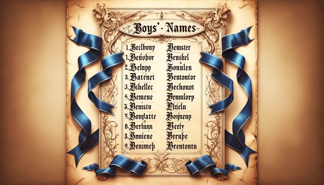 Kurze und prägnante Namen - Beste Jungennamen » Die beliebtesten Vornamen für Jungen