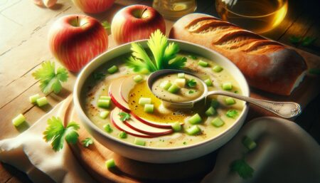 Cremige Apfel Sellerie Suppe – Perfekte Herbstwahl