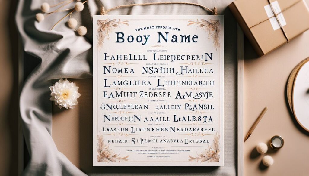 Attraktivste Jungennamen » Die beliebtesten Vornamen für Jungen