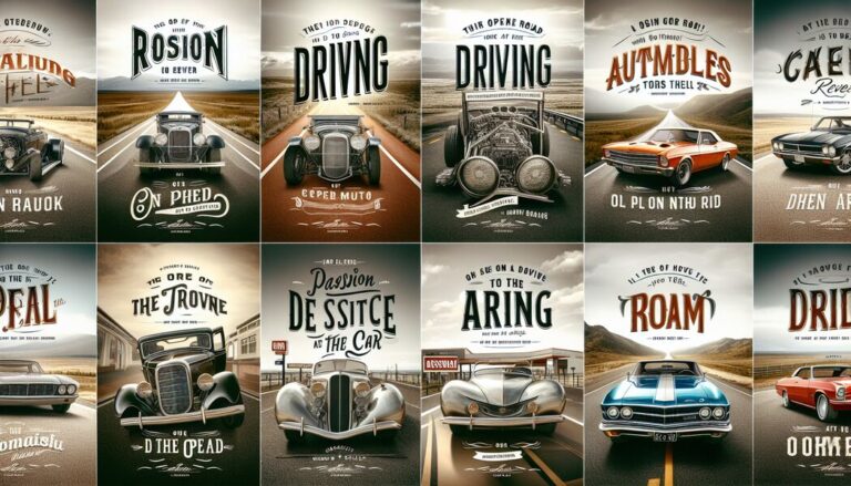 Inspirierende Auto Zitate für Fahrzeugfans