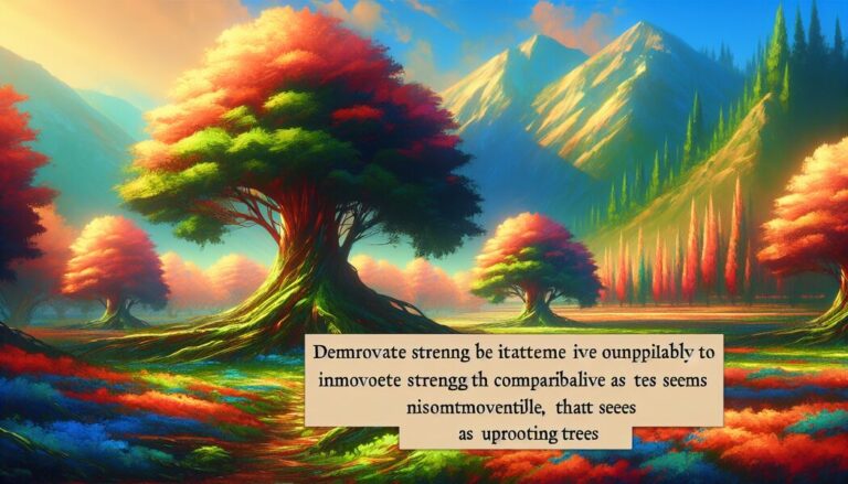 Bäume ausreißen Spruch » Die besten Motivationssprüche für Erfolg und Durchhaltevermögen