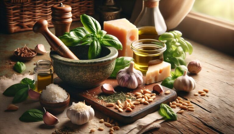 Basilikum Pesto selber machen » Einfaches Rezept für zu Hause