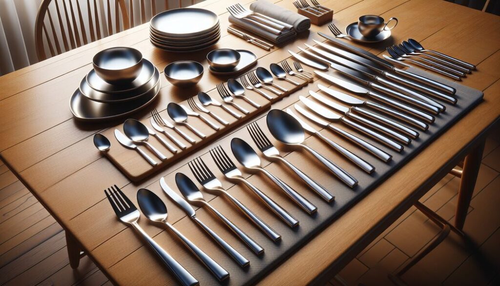 Ideal für große Familientische: Langlebige und stilvolle Bestecksets für 12 Personen
