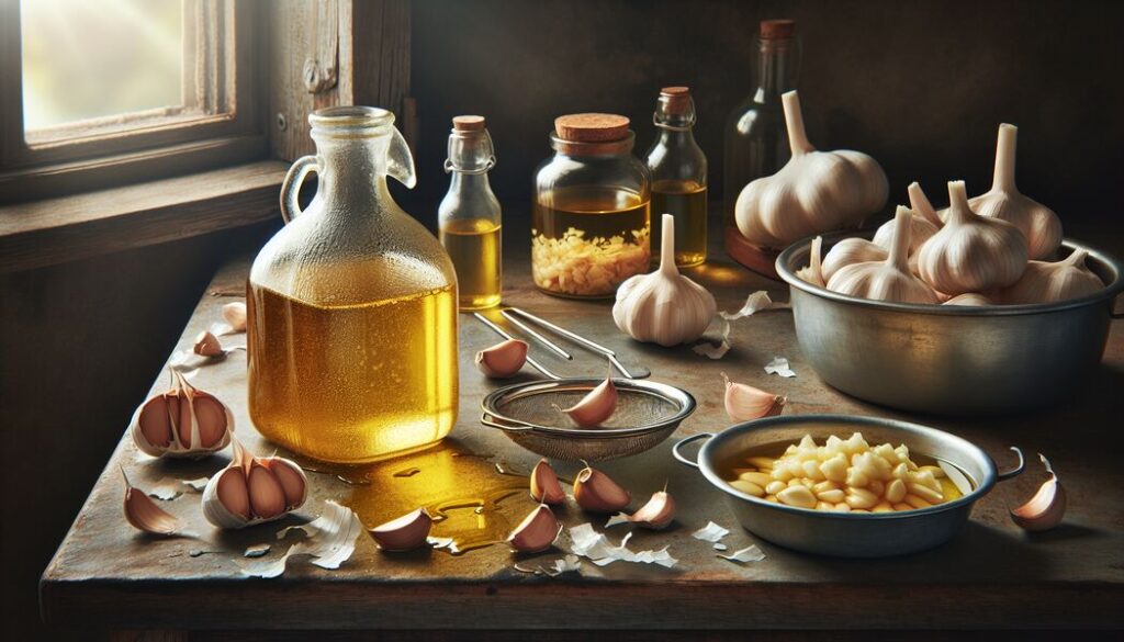 Bestes Knoblauchöl selber machen » Einfaches Rezept für zu Hause