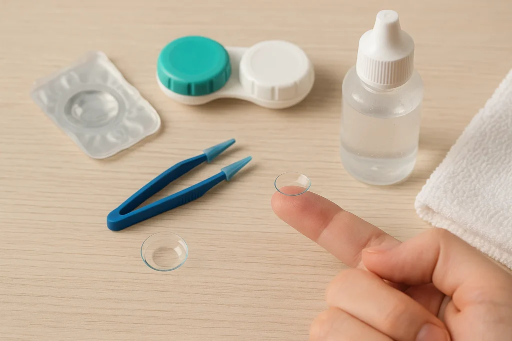 Komfortables Kontaktlinsen Tragen