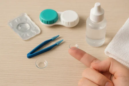 Komfortables Kontaktlinsen Tragen